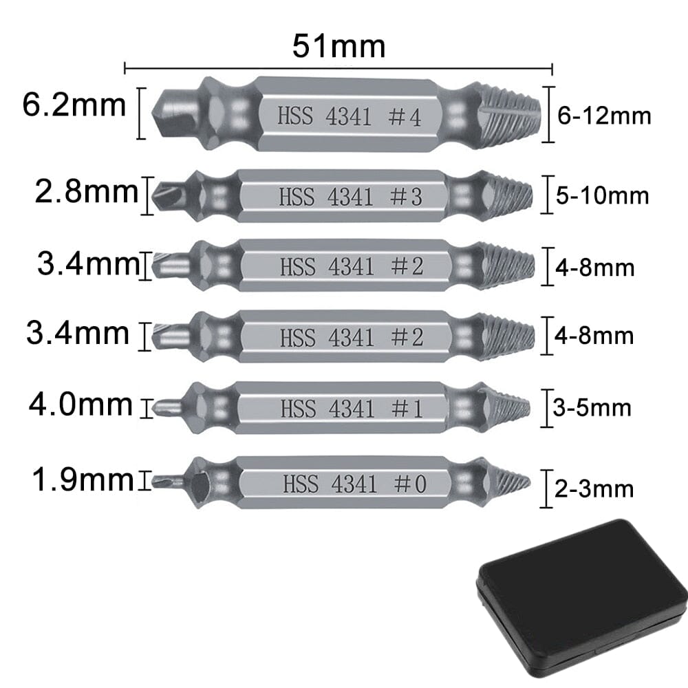 ScrewExtractor™ - Extracteur de vis en titane - BRI - COLLETOUT